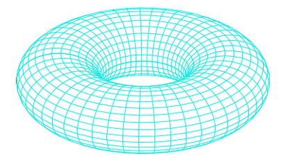 3d donut grid thing